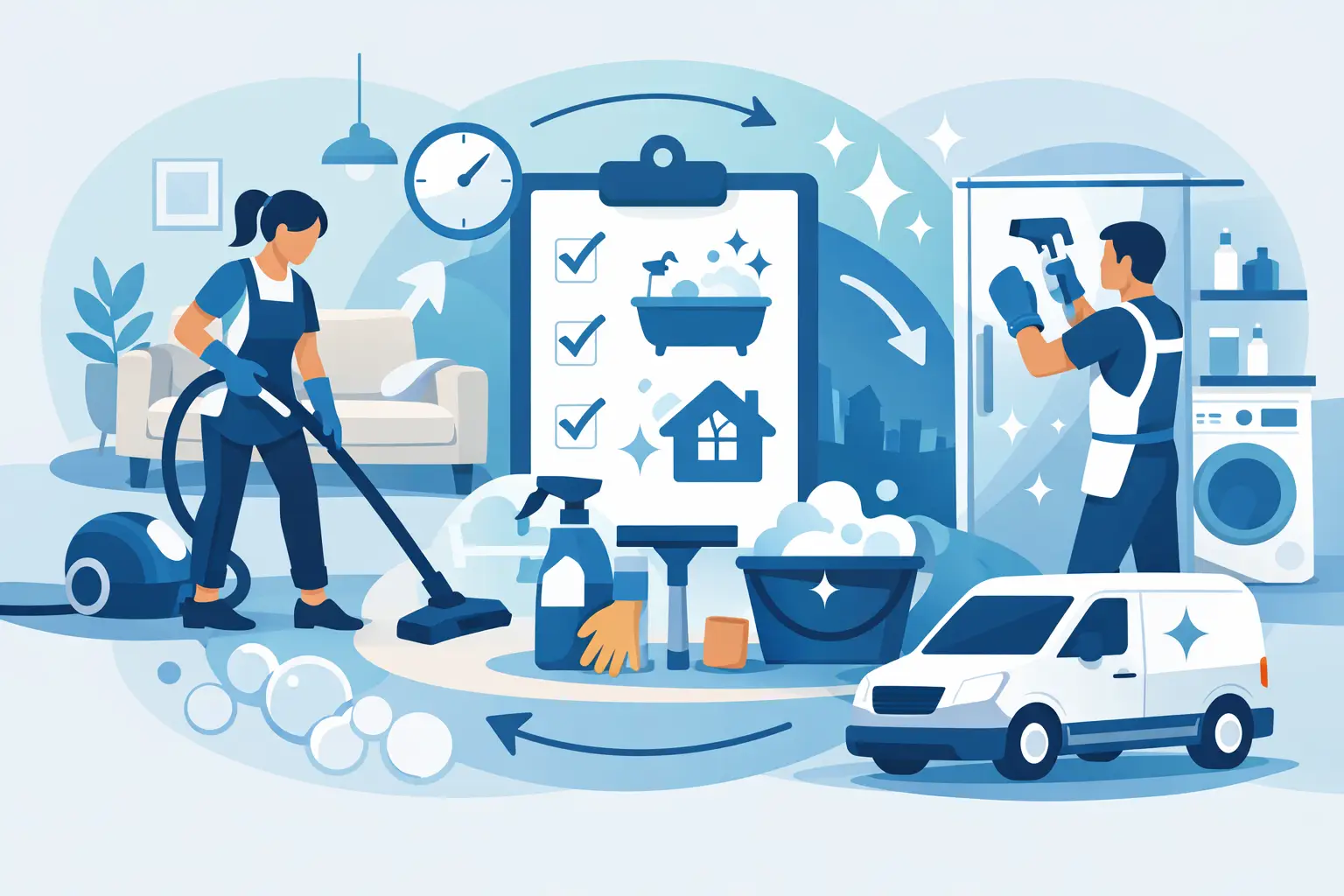 How Our Cleaning Service Works